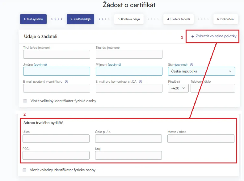 generátor o certifikát FO - EPREL