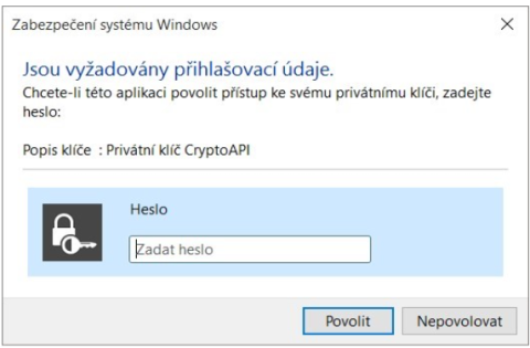 Následný certifikát
