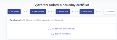 Následný certifikát